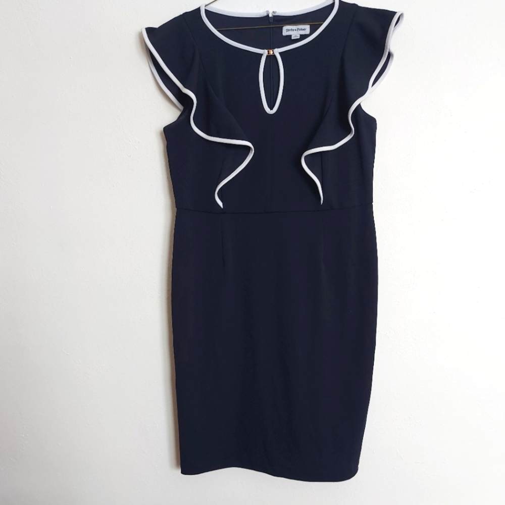 navy blue dress